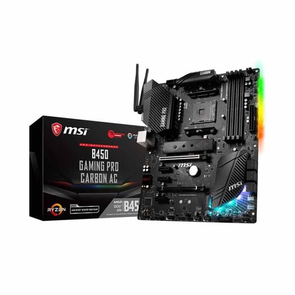 MSI B450 Gaming Pro Carbon AC Wifi DDR4 AMD Motherboard - Byte Baazar