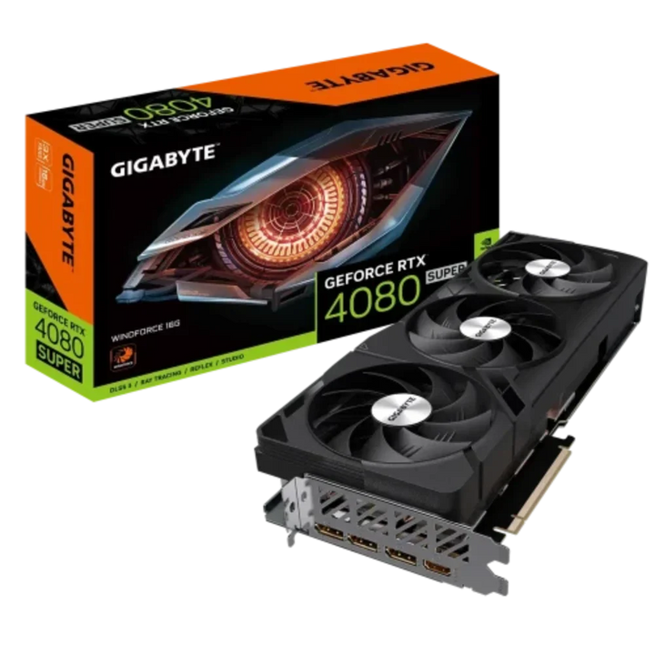 GIGABYTE GeForce RTX 4080 Super Windforce OC 16GB Nvidia Graphic Card - Byte Baazar