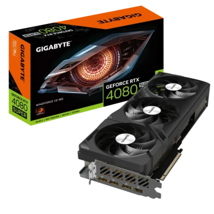 GIGABYTE GeForce RTX 4080 Super Windforce V2 16GB Nvidia Graphic Card - Byte Baazar