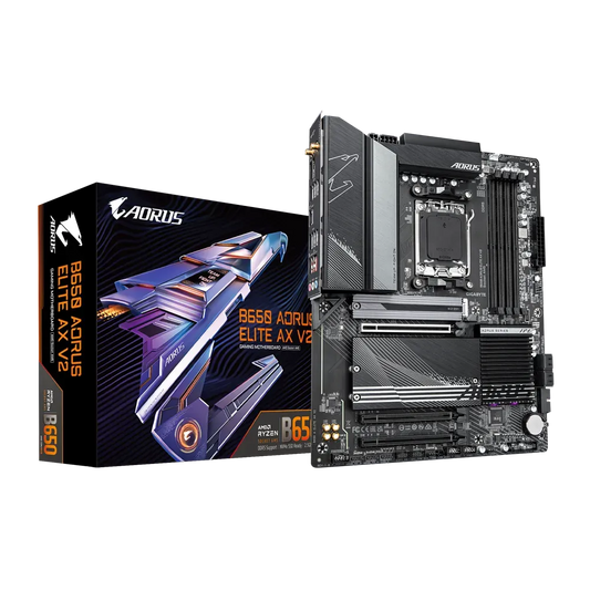 GIGABYTE B650 Aorus Elite AX V2 DDR5 AMD Motherboard - Byte Baazar