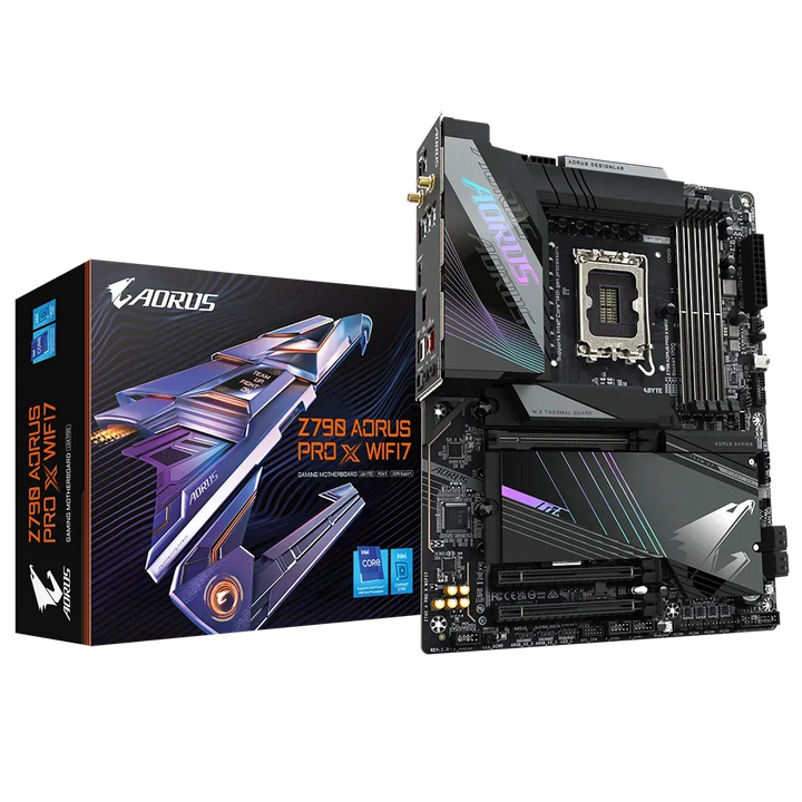 GIGABYTE Z790 Aorus Pro X WIFI7 DDR5 Intel Motherboard - Byte Baazar