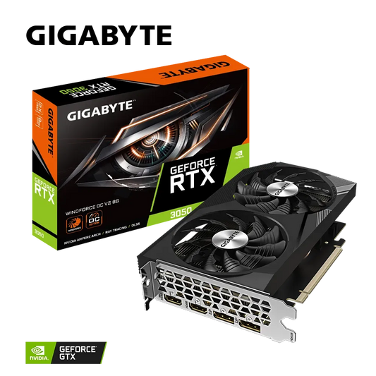 GIGABYTE GeForce RTX 3050 WindForce OC V2 8GB Nvidia Graphic Card - Byte Baazar