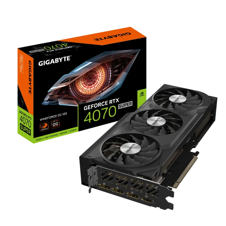 GIGABYTE GeForce RTX 4070 Super Windforce OC 12GB Nvidia Graphic Card - Byte Baazar