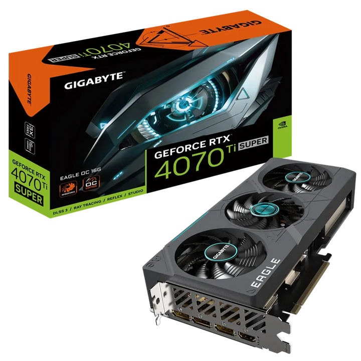 GIGABYTE GeForce RTX 4070 Ti Super Eagle OC 16GB Nvidia Graphic Card - Byte Baazar