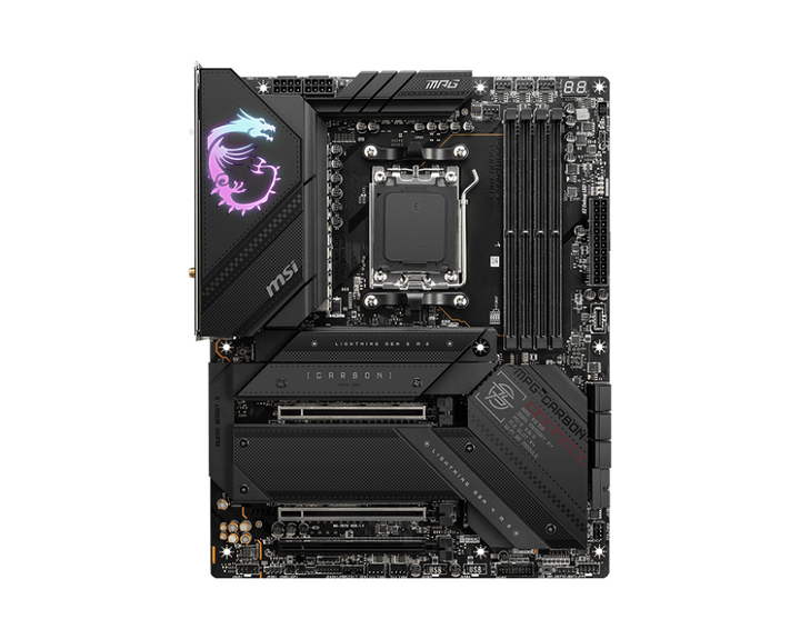 MSI MPG X670E Carbon Wifi DDR5 AMD Motherboard (Copy) - Byte Baazar