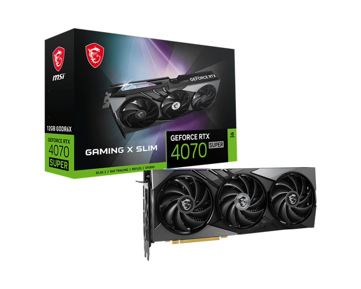 MSI GeForce RTX 4070 Super Gaming X Slim 12GB Nvidia Graphic Card - Byte Baazar