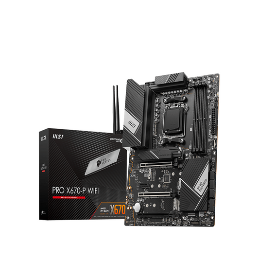 MSI Pro X670-P WIFI DDR5 AMD Motherboard - Byte Baazar