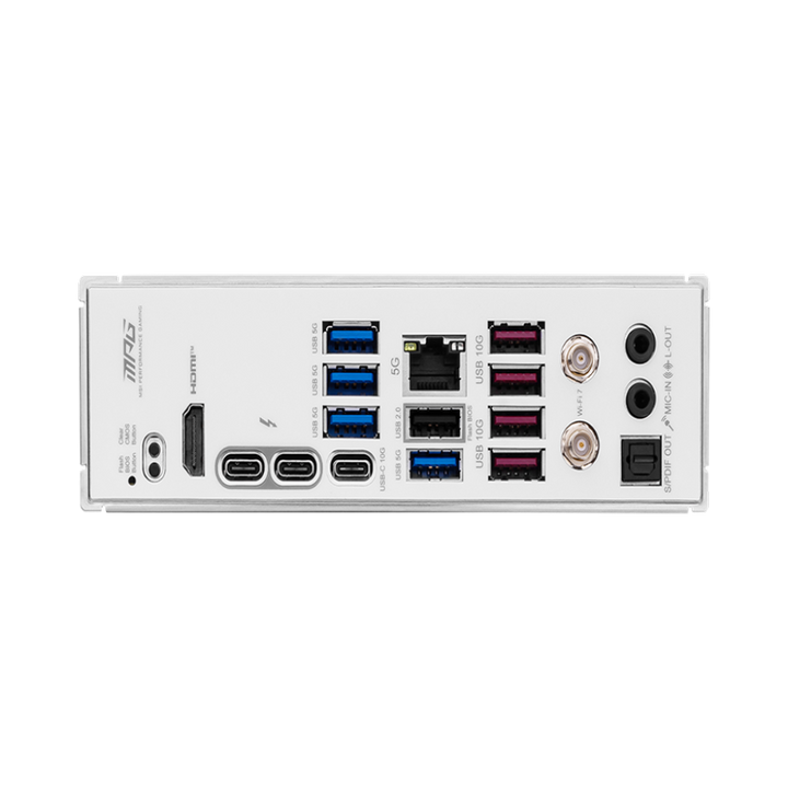 MSI MPG Z890 Edge Ti Wifi DDR5 Intel Motherboard ( White ) - Byte Baazar