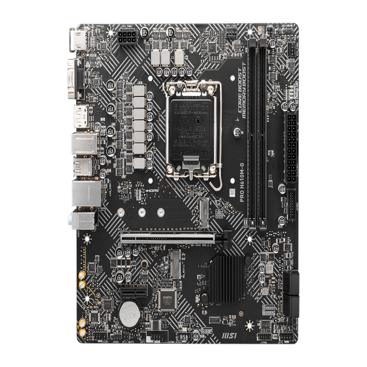 MSI Pro H610M-G Wifi DDR5 Intel Motherboard - Byte Baazar