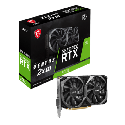 MSI GeForce RTX 3050 Ventus 2X XS OC 8GB Nvidia Graphic Card - Byte Baazar