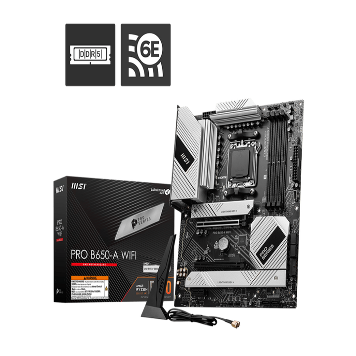 MSI PRO B650-A WIFI DDR5 AMD Motherboard - Byte Baazar