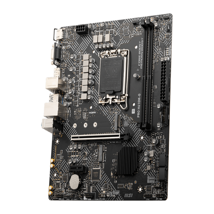 MSI Pro H610M-G Wifi DDR5 Intel Motherboard - Byte Baazar