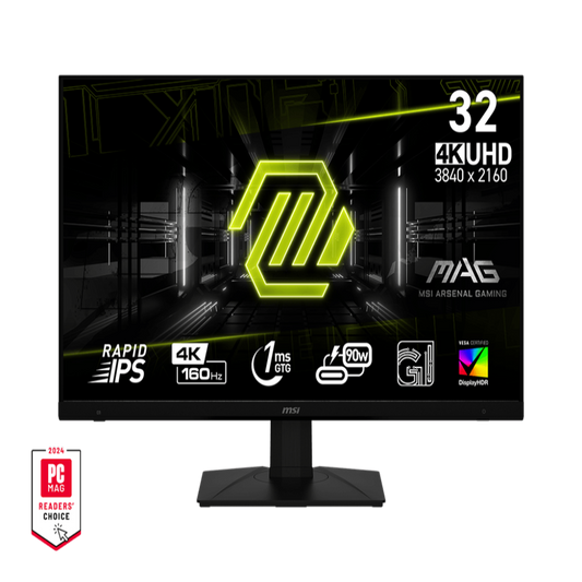 MSI MAG 322UPF 32 Inch UHD 160Hz IPS Panel 125.7%SRGB 1MS AMD FreeSync Gaming Monitor - Byte Baazar