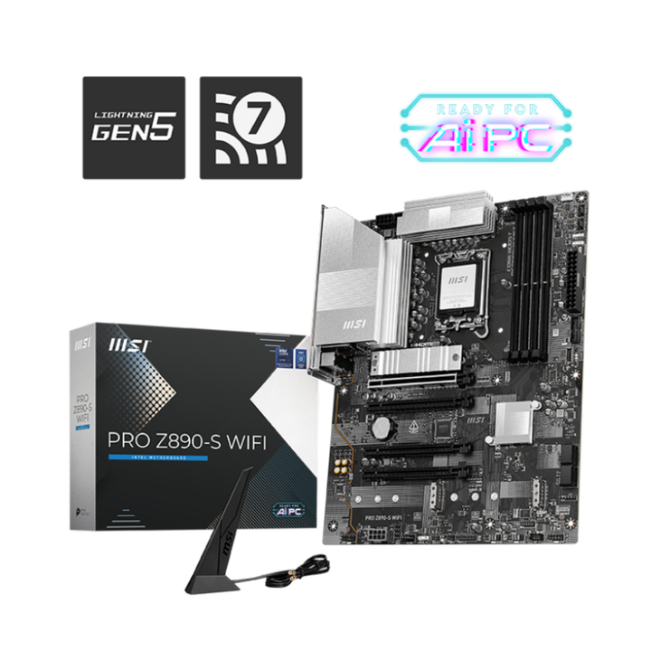 MSI Pro Z890-S Wifi DDR5 Intel Motherboard - Byte Baazar