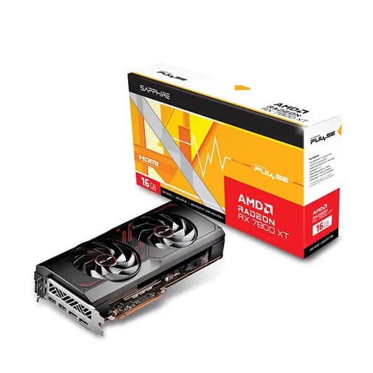 SAPPHIRE Pulse Radeon RX 7800 XT 16GB AMD Graphic Card - Byte Baazar