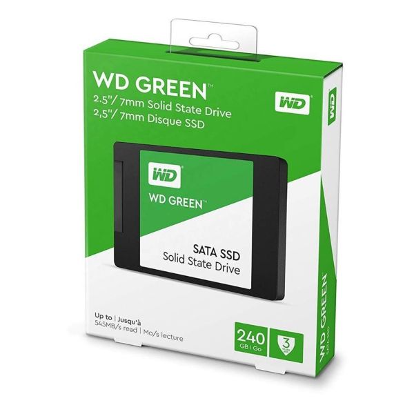 WESTERN DIGITAL Green 240GB 2.5 SATA SATA 3 Solid State Drive (SSD) - Byte Baazar