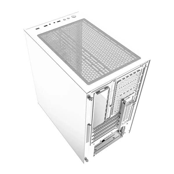 ANT ESPORTS 200 Air Mini Mesh MATX Mini Tower Cabinet (White) - Byte Baazar