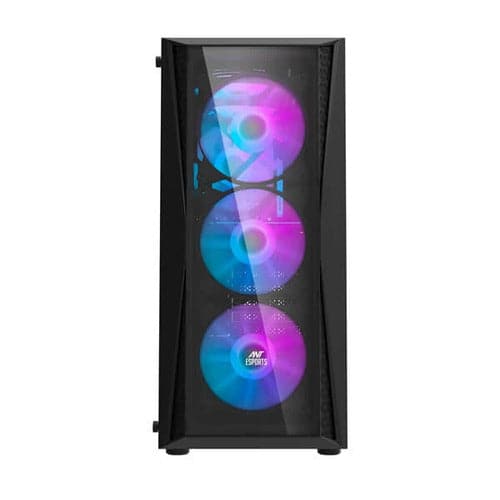 ANT ESPORTS 220 Air ARGB ATX Mid Tower Cabinet (Black) - Byte Baazar