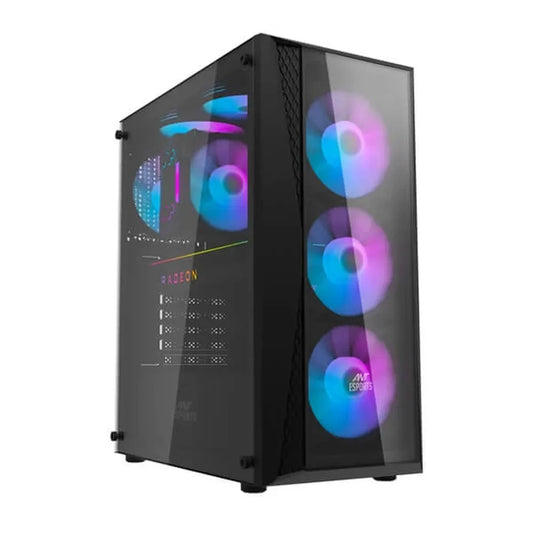 ANT ESPORTS 220 Air ARGB ATX Mid Tower Cabinet (Black) - Byte Baazar