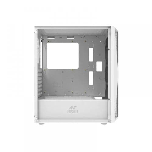 ANT ESPORTS 220 Air ARGB ATX Mid Tower Cabinet (White) - Byte Baazar