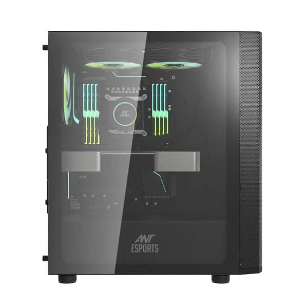 ANT ESPORTS 250 Air ARGB ATX Mid Tower Cabinet (Black) - Byte Baazar