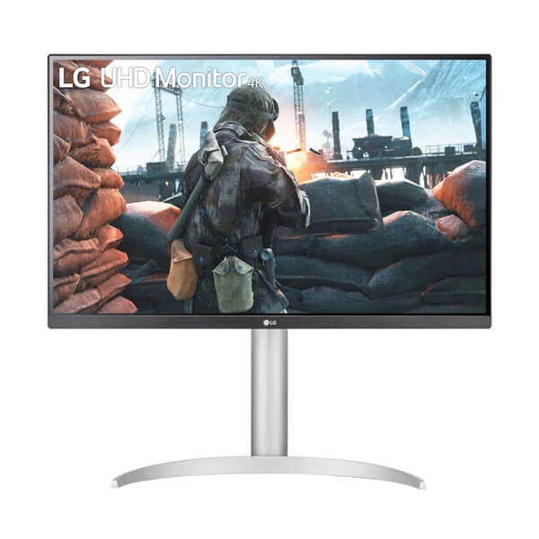 LG 27UP650-W 27 Inch UHD 60Hz IPS Panel 95% SRGB 5ms AMD Freesync IPS Gaming Monitor - Byte Baazar