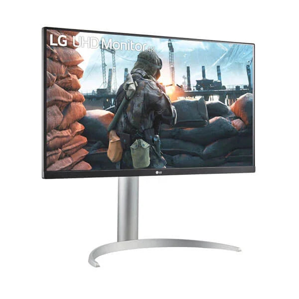 LG 27UP650-W 27 Inch UHD 60Hz IPS Panel 95% SRGB 5ms AMD Freesync IPS Gaming Monitor - Byte Baazar