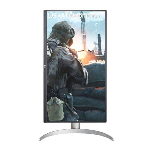 LG 27UP650-W 27 Inch UHD 60Hz IPS Panel 95% SRGB 5ms AMD Freesync IPS Gaming Monitor - Byte Baazar