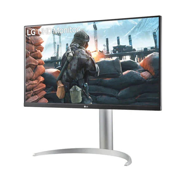 LG 27UP650-W 27 Inch UHD 60Hz IPS Panel 95% SRGB 5ms AMD Freesync IPS Gaming Monitor - Byte Baazar