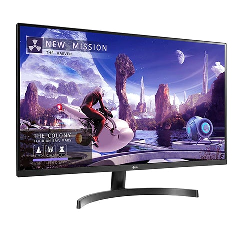 LG 32QN600-B 32 Inch 75Hz QHD IPS Panel 99% SRGB 5ms AMD FreeSync Gaming Monitor - Byte Baazar