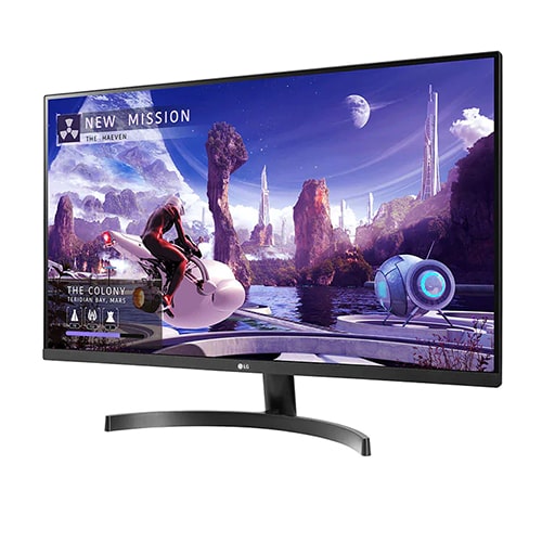 LG 32QN600-B 32 Inch 75Hz QHD IPS Panel 99% SRGB 5ms AMD FreeSync Gaming Monitor - Byte Baazar