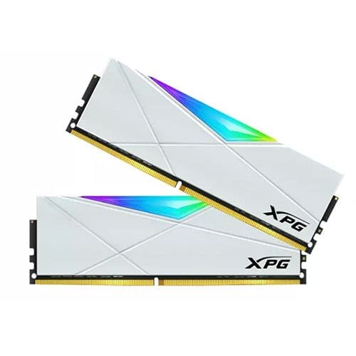 ADATA XPG Spectrix D50 RGB 16GB ( 8GB x 2 ) 3200MHz DDR4 RAM ( White ) - Byte Baazar