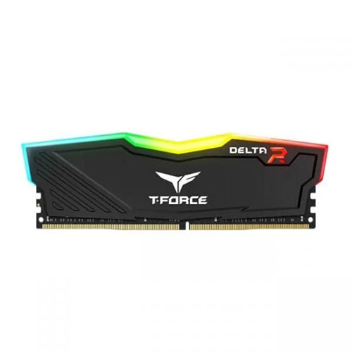 TEAMGROUP T-Force Delta RGB 16GB ( 16GB x 1 ) 3200MHz DDR4 RAM ( Black ) - Byte Baazar