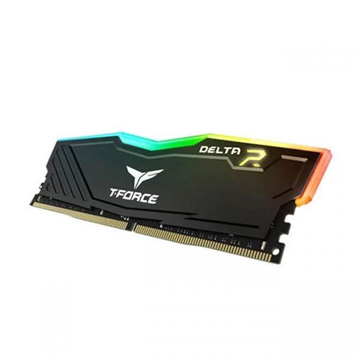 TEAMGROUP T-Force Delta RGB 16GB ( 16GB x 1 ) 3200MHz DDR4 RAM ( Black ) - Byte Baazar