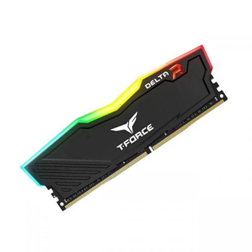 TEAMGROUP T-Force Delta RGB 16GB ( 16GB x 1 ) 3200MHz DDR4 RAM ( Black ) - Byte Baazar