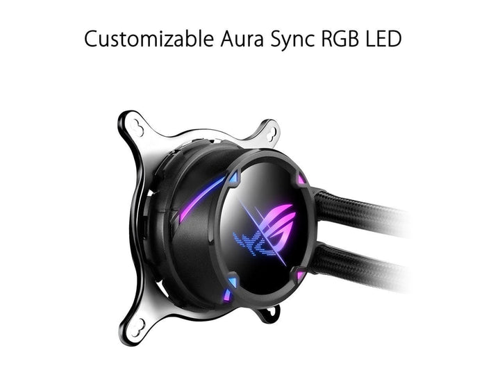 ASUS ROG Strix LC II 360 ARGB 360mm CPU Liquid Cooler (Black) - Byte Baazar