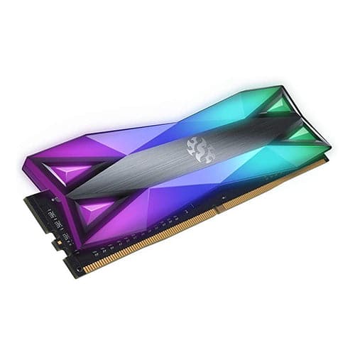 ADATA XPG Spectrix D60G RGB 8GB ( 8GB x 1 ) 3600MHz DDR4 RAM - Byte Baazar