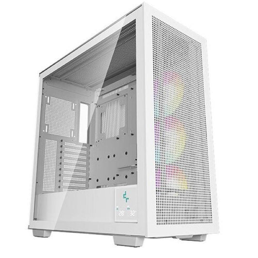 DEEPCOOL Morpheus ARGB (EATX) Full Tower Cabinet (White) - Byte Baazar