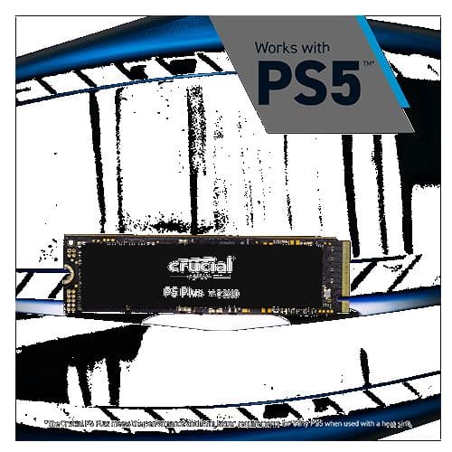 CRUCIAL P5 Plus 500GB M.2 NVMe Gen4 Solid State Drive - Byte Baazar