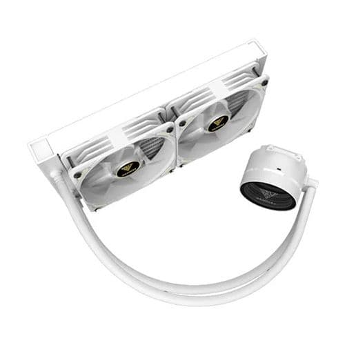 GAMDIAS Chione M3 240 Lite ARGB 240mm CPU Liquid Cooler (White) - Byte Baazar