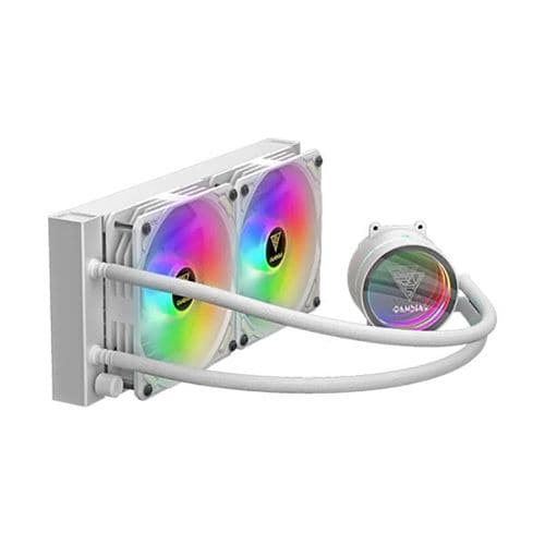 GAMDIAS Chione M3 240 Lite ARGB 240mm CPU Liquid Cooler (White) - Byte Baazar