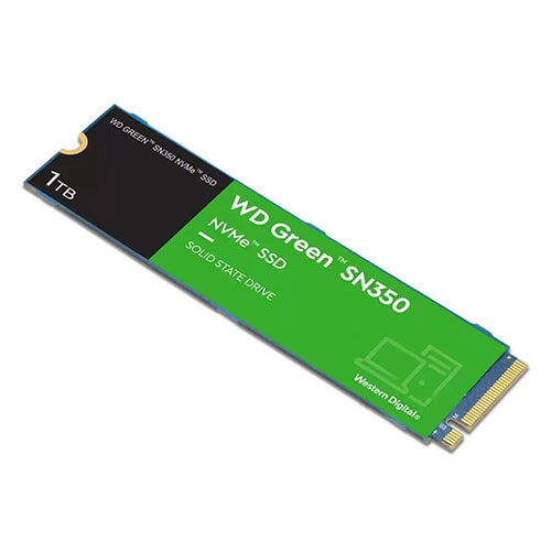 WESTERN DIGITAL Green SN350 1TB M.2 NVME Gen3 Solid State Drive ( SSD ) - Byte Baazar