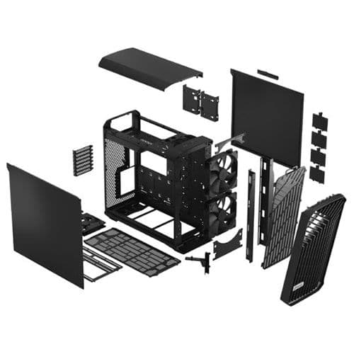 FRACTAL DESIGN Torrent Solid EATX Mid Tower Cabinet (Black) - Byte Baazar