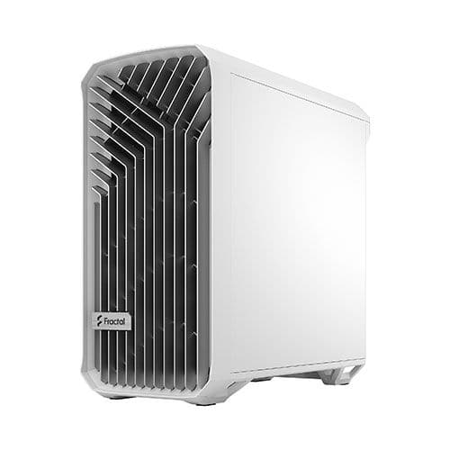 FRACTAL DESIGN Torrent Compact Clear Tint EATX Mid Tower Cabinet (White) - Byte Baazar