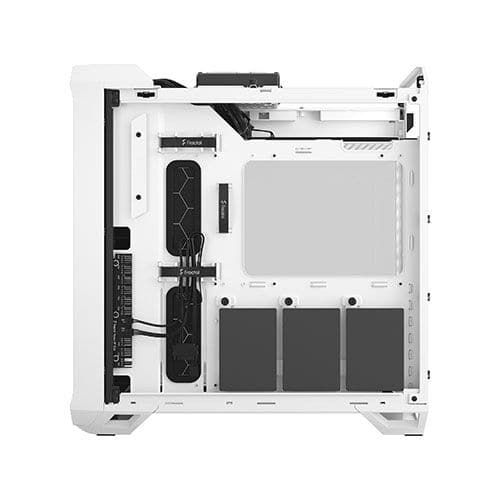 FRACTAL DESIGN Torrent Compact Clear Tint EATX Mid Tower Cabinet (White) - Byte Baazar