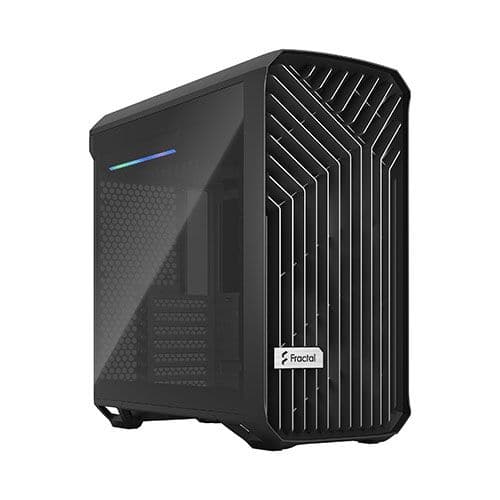 FRACTAL DESIGN Torrent Compact Dark Tint EATX Mid Tower Cabinet (Black) - Byte Baazar