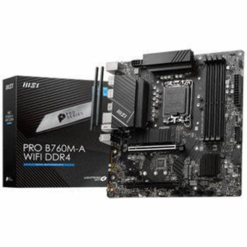 MSI Pro B760M-A Wifi DDR4 Intel Motherboard - Byte Baazar