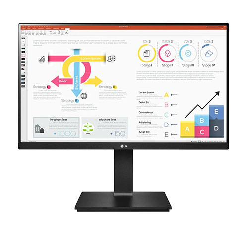 LG 24QP750 24 Inch QHD 60Hz IPS Panel 99% 5MS AMD Freesync Monitor - Byte Baazar