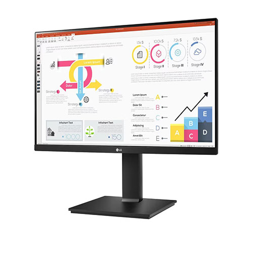 LG 24QP750 24 Inch QHD 60Hz IPS Panel 99% 5MS AMD Freesync Monitor - Byte Baazar