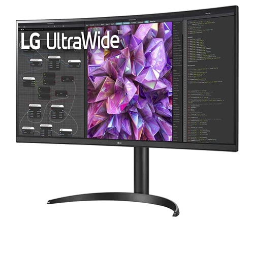 LG 34WQ75C 34 Inch QHD 60Hz IPS Panel 99% SRGB 5ms AMD Freesync IPS Gaming Monitor - Byte Baazar